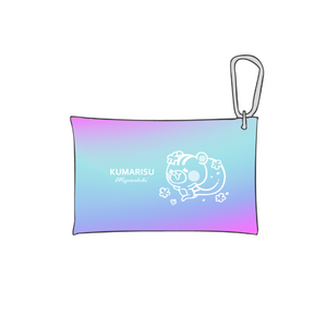 くまりすカラビナ付きマルチケース